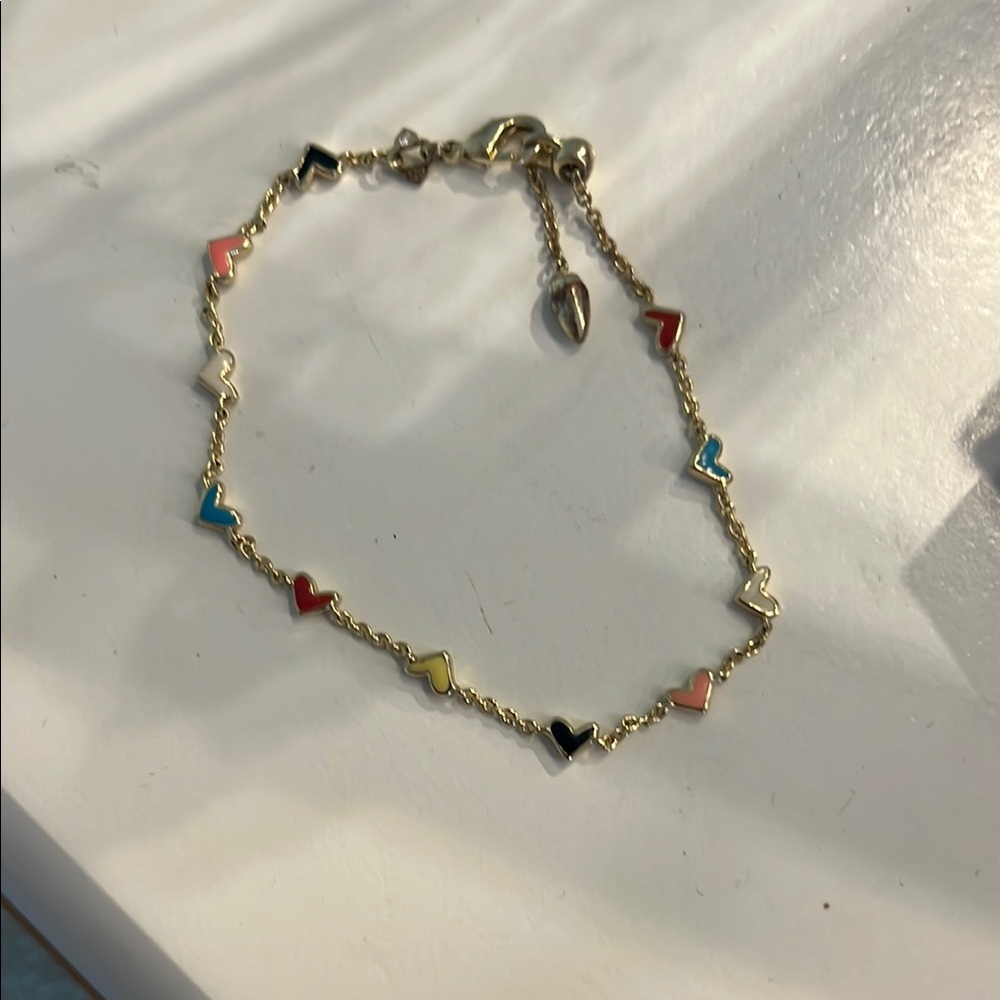 Kendra Scott Gold and Red Bracelet